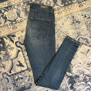 AG Adriano Goldschmied Women's Dark Blue Skinny Jeans